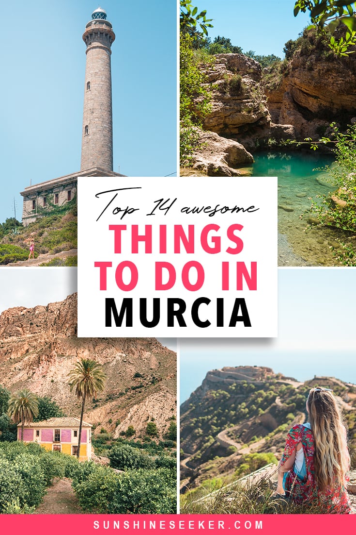 Murcia, España: Las 14 mejores cosas que hacer. Desde pintorescos pueblos en el Valle de Ricote hasta una cascada oculta y fortalezas impresionantes. La Región de Murcia tiene todo #murcia #españa #travelinspo #bucketlist #cartagena