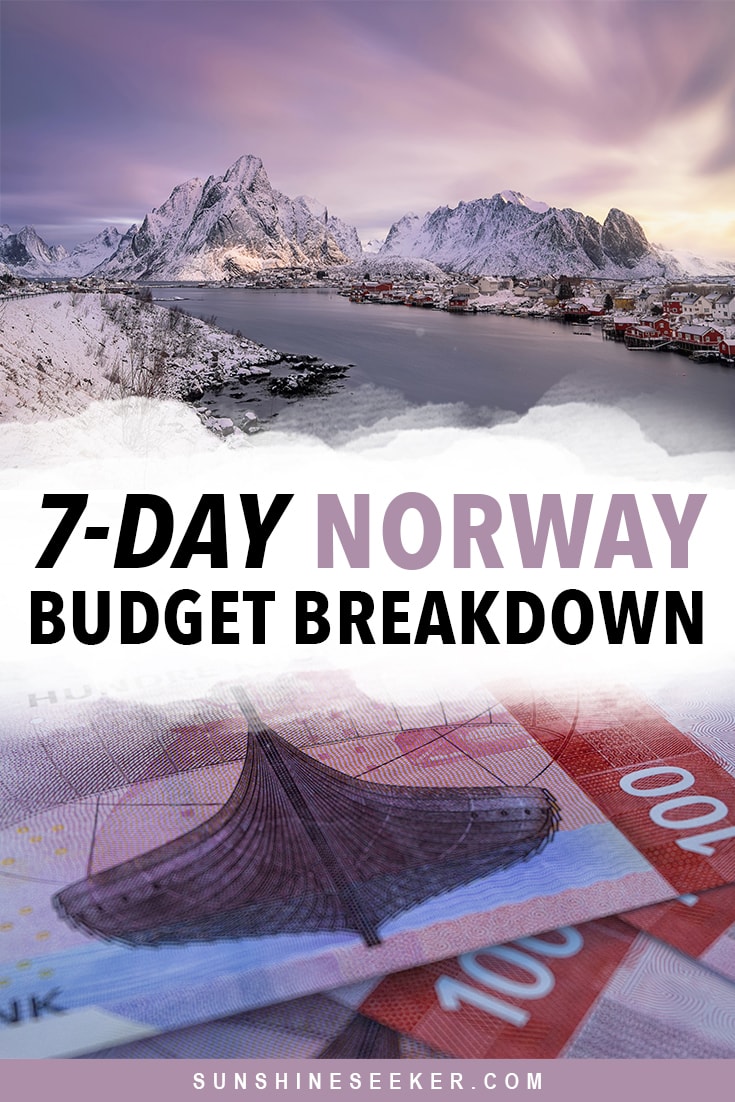 Norway Budget Breakdown How much does one week in Norway cost